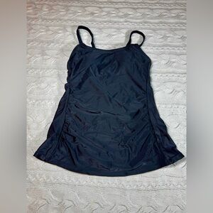 NWOT Shade & Shore Black Swim Tank Top #1311